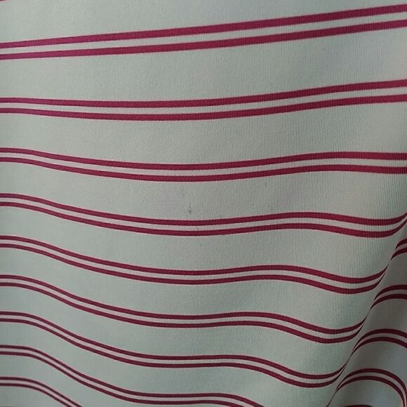 (3/$20) Ralph Lauren RLX magenta and white polo shirt - Picture 5 of 8